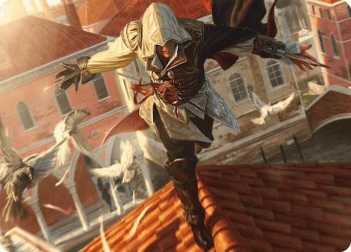 Ezio, Blade of Vengeance Art Card [Assassin's Creed Art Series] | Exor Games Truro