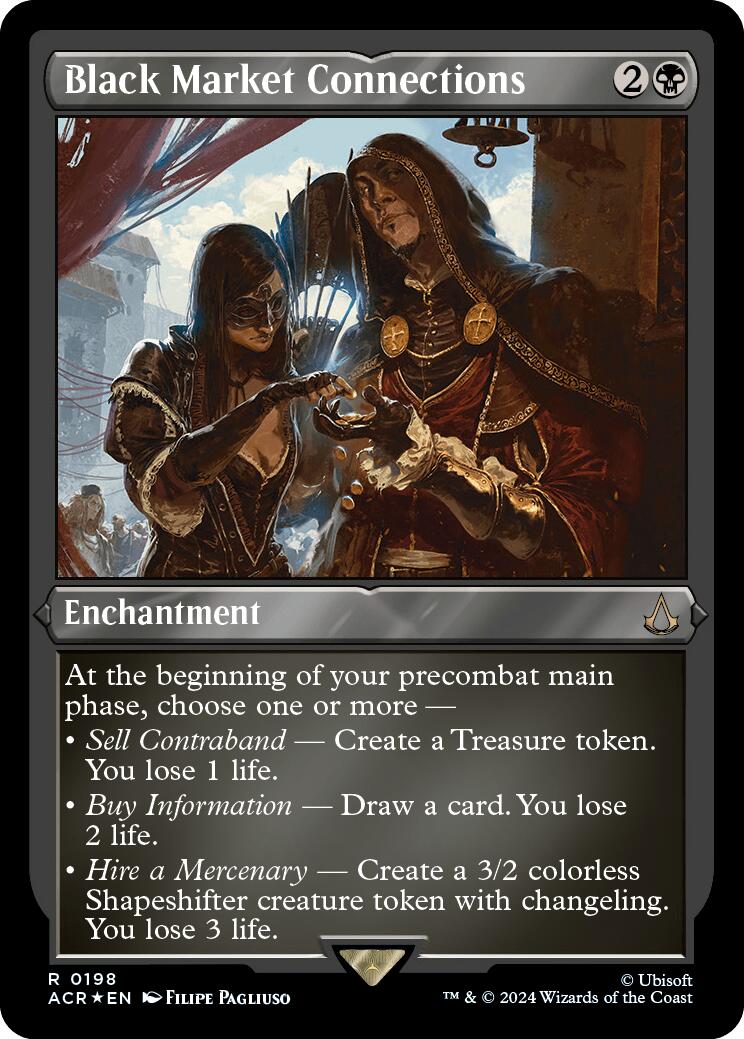 Black Market Connections (Foil Etched) [Assassin's Creed] | Exor Games Truro