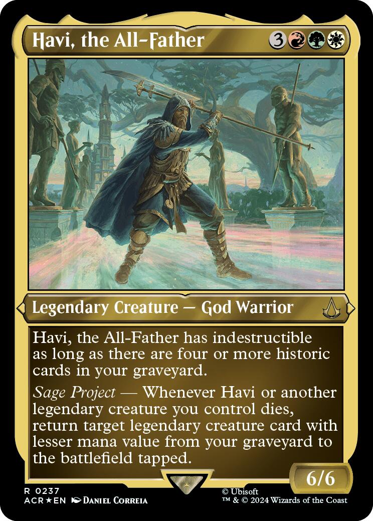 Havi, the All-Father (Foil Etched) [Assassin's Creed] | Exor Games Truro