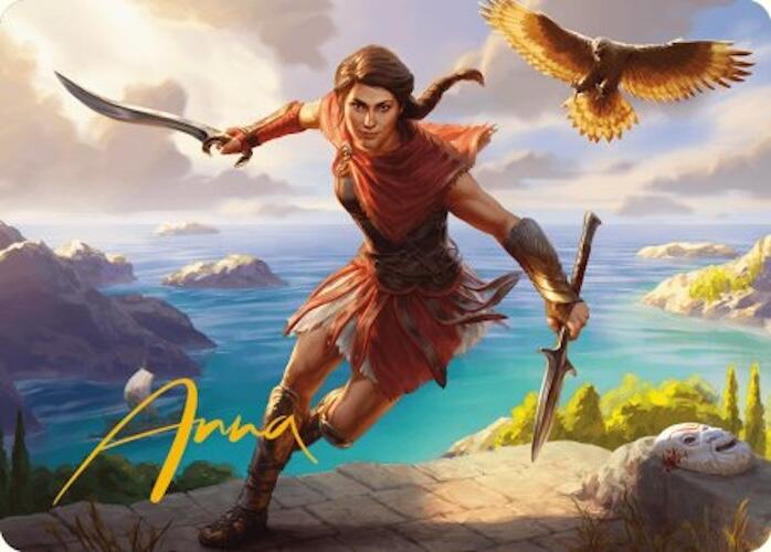 Kassandra, Eagle Bearer Art Card (Gold-Stamped Signature) [Assassin's Creed Art Series] | Exor Games Truro