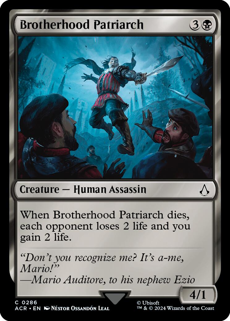 Brotherhood Patriarch [Assassin's Creed] | Exor Games Truro