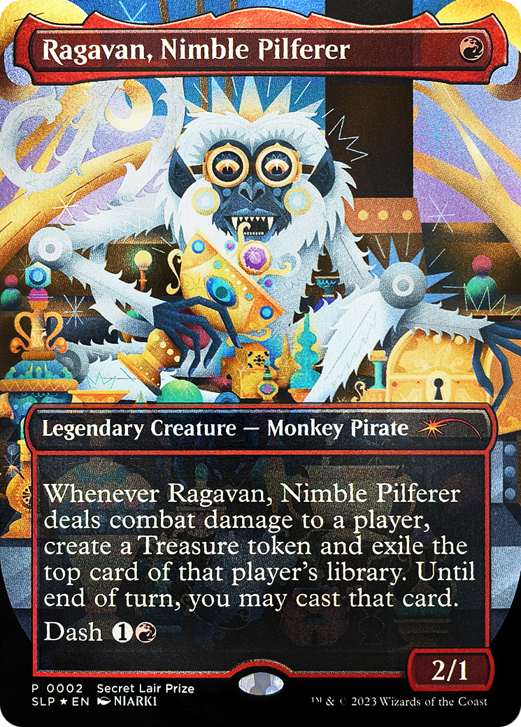 Ragavan, Nimble Pilferer (Borderless) [Secret Lair Showdown] | Exor Games Truro