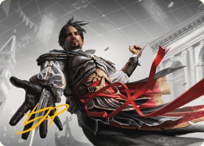 Ezio Auditore da Firenze Art Card (Gold-Stamped Signature) [Assassin's Creed Art Series] | Exor Games Truro