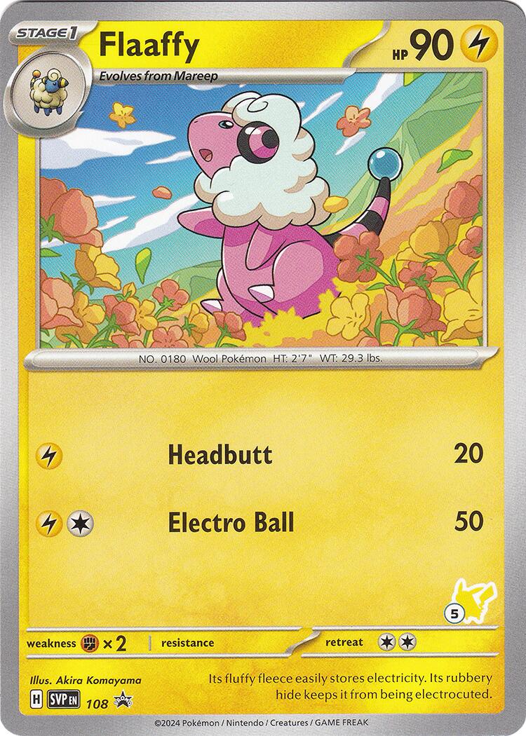 Flaaffy (108) (Pikachu Stamp #5) [Battle Academy 2024] | Exor Games Truro