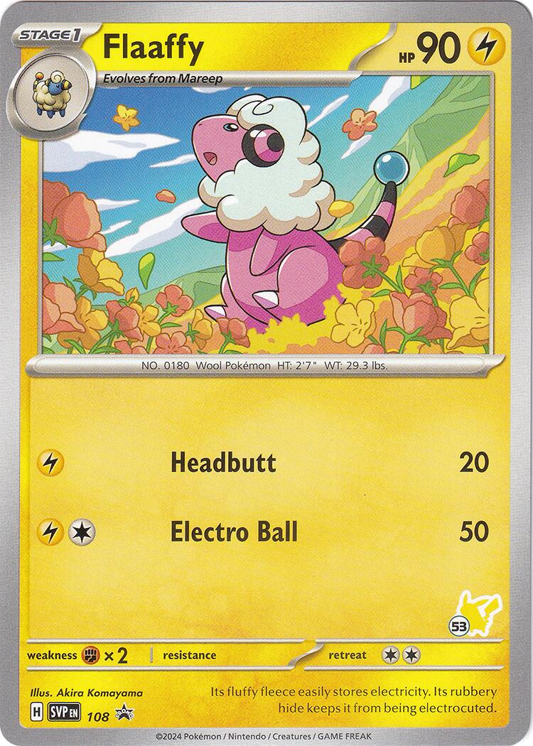 Flaaffy (108) (Pikachu Stamp #53) [Battle Academy 2024] | Exor Games Truro