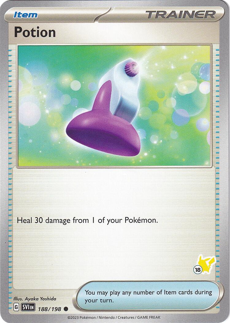 Potion (188/192) (Pikachu Stamp #18) [Battle Academy 2024] | Exor Games Truro