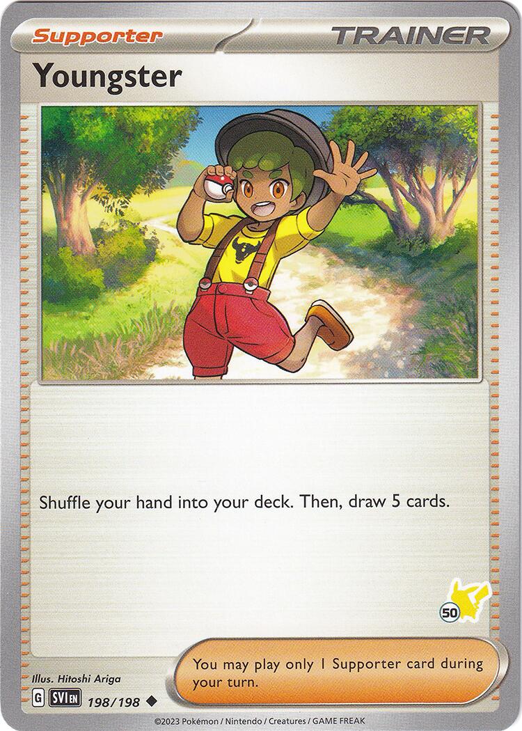 Youngster (198/198) (Pikachu Stamp #50) [Battle Academy 2024] | Exor Games Truro