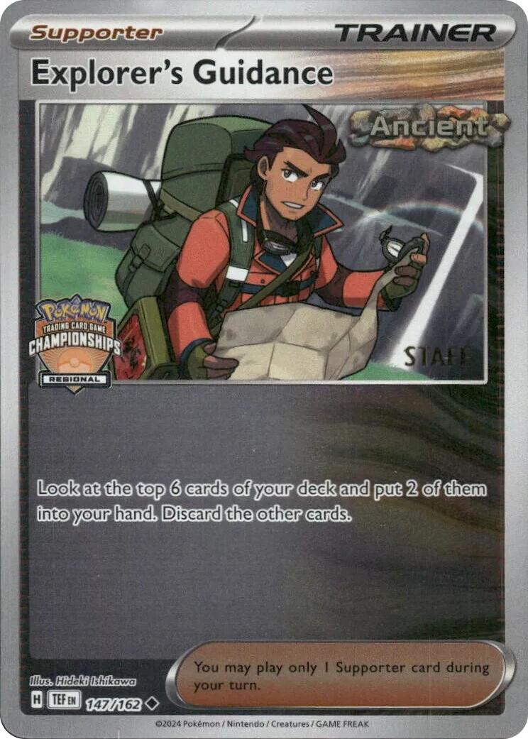 Explorer's Guidance (147/162) (2023 Regional Championships Staff) [League & Championship Cards] | Exor Games Truro