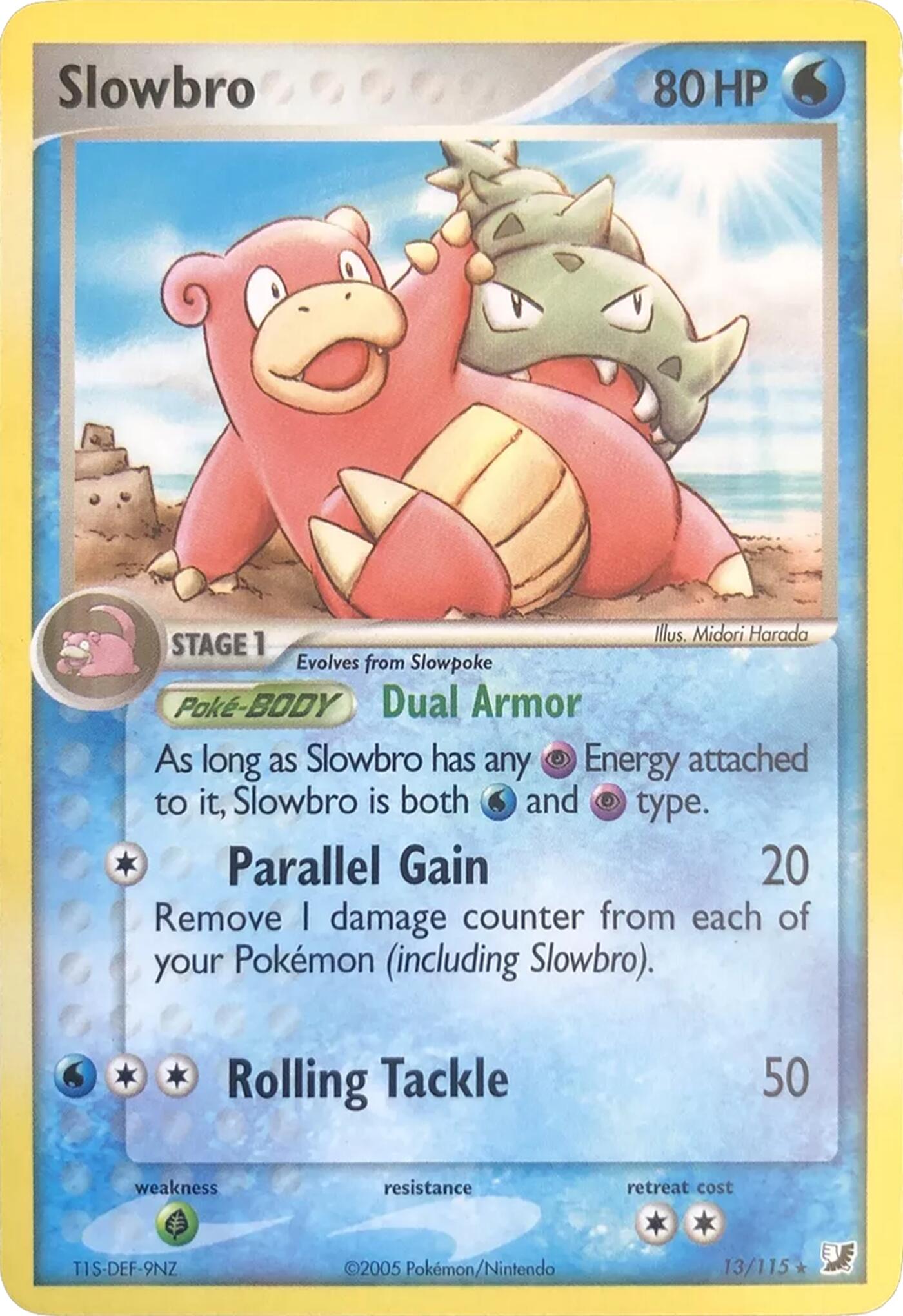 Slowbro (13/115) (Theme Deck Exclusives) [EX: Unseen Forces] | Exor Games Truro