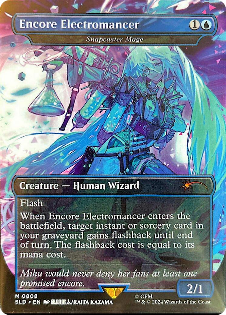 Encore Electromancer - Snapcaster Mage (Rainbow Foil) [Secret Lair Drop Series] | Exor Games Truro