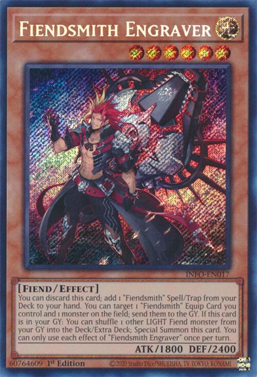 Fiendsmith Engraver [INFO-EN017] Secret Rare | Exor Games Truro