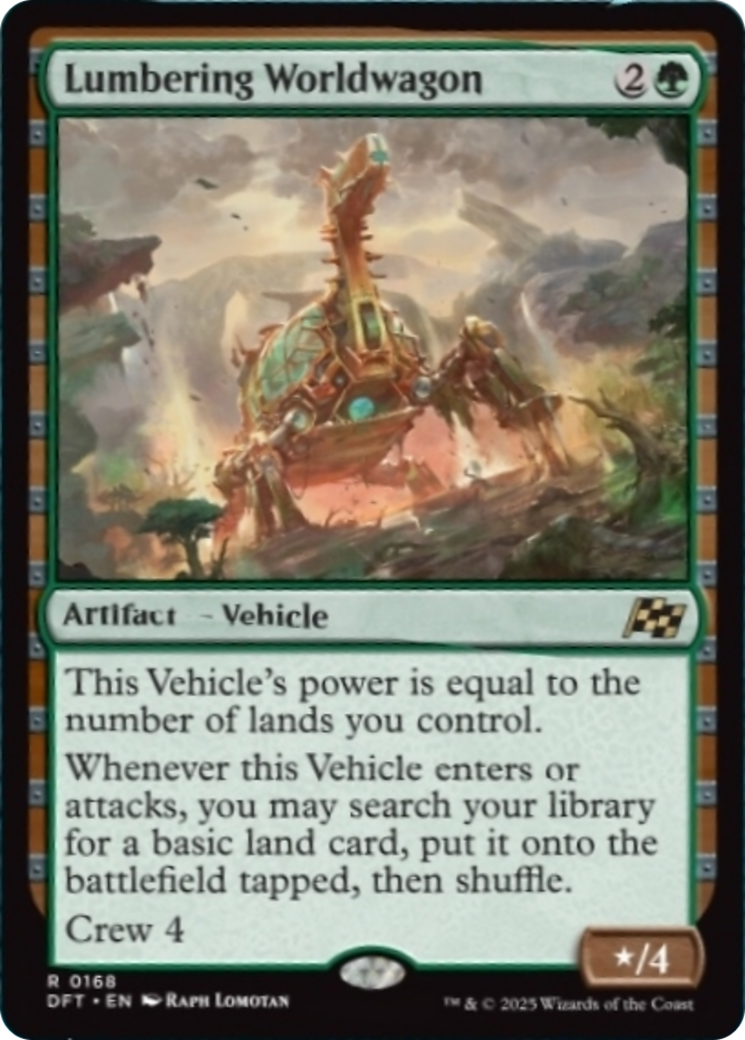 Lumbering Worldwagon [Aetherdrift] | Exor Games Truro