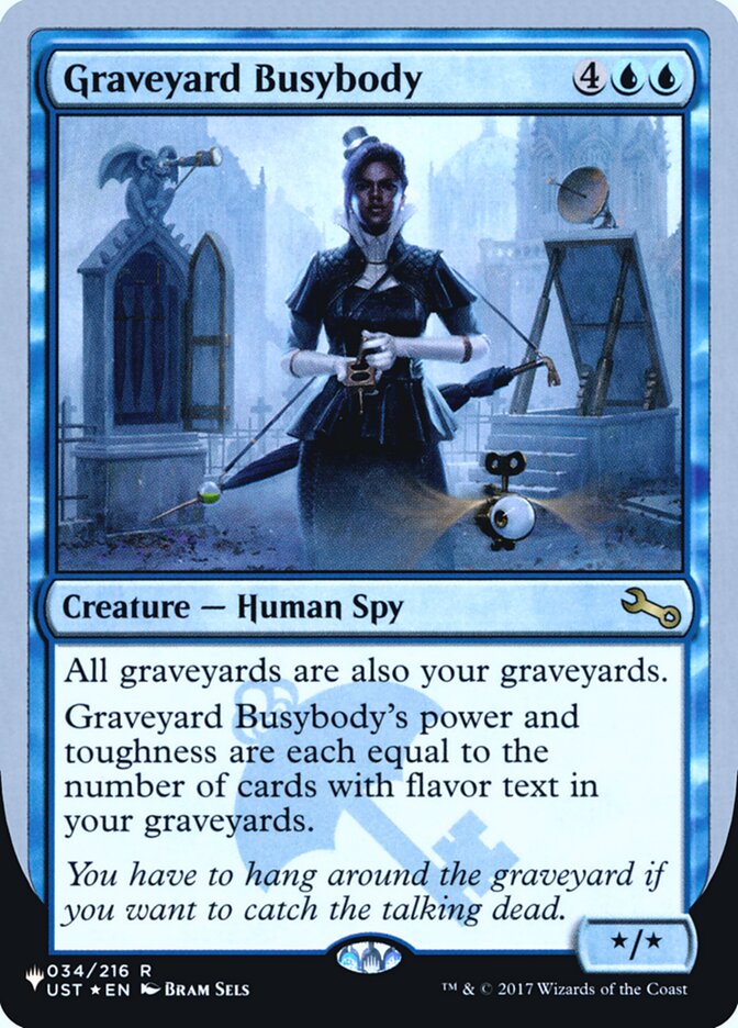Graveyard Busybody (Unfinity Foil Edition) [The List] | Exor Games Truro