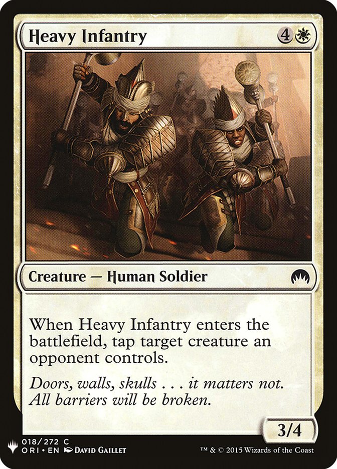 Heavy Infantry [Mystery Booster] | Exor Games Truro