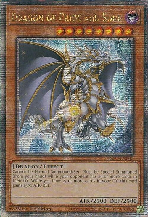 Dragon of Pride and Soul (Quarter Century Secret Rare) [INFO-EN000] Quarter Century Secret Rare | Exor Games Truro