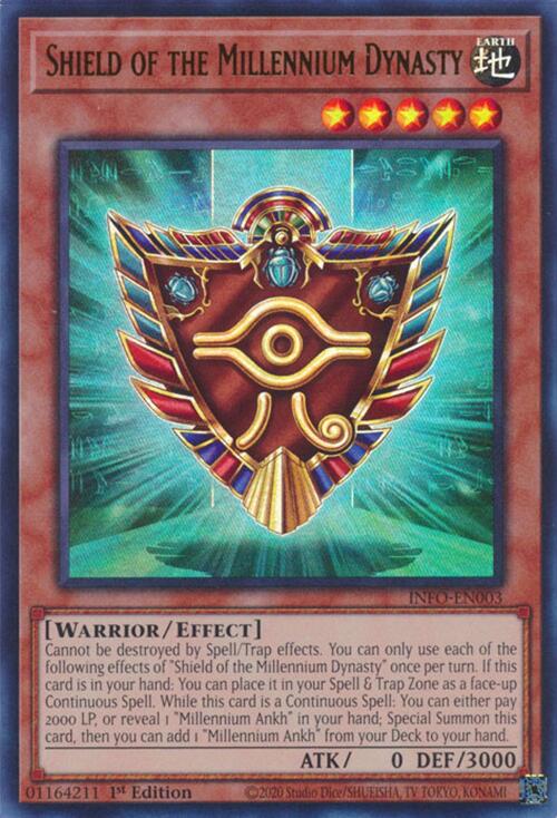 Shield of the Millennium Dynasty [INFO-EN003] Ultra Rare | Exor Games Truro