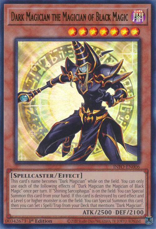 Dark Magician the Magician of Black Magic [INFO-EN006] Ultra Rare | Exor Games Truro