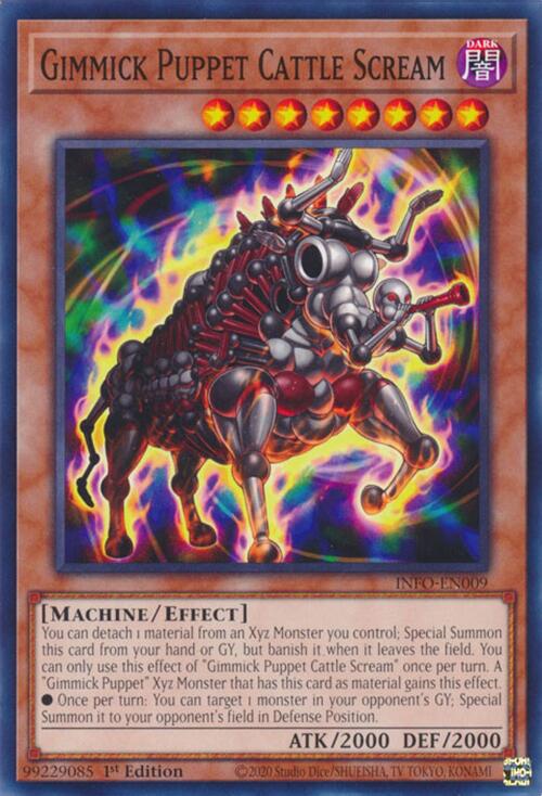 Gimmick Puppet Cattle Scream [INFO-EN009] Common | Exor Games Truro
