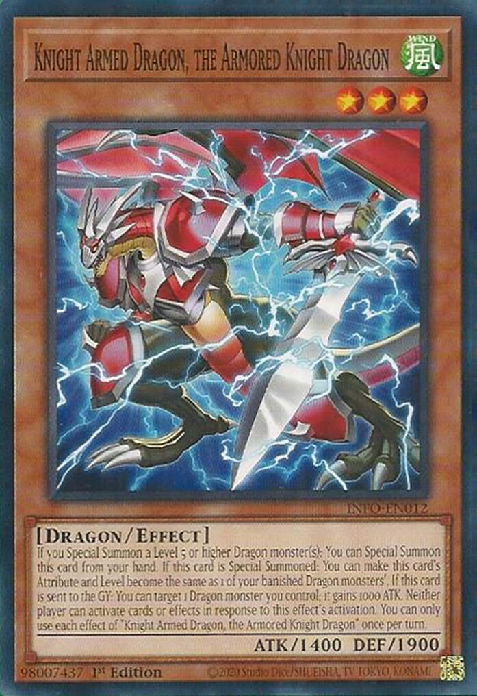 Knight Armed Dragon, the Armored Knight Dragon [INFO-EN012] Common | Exor Games Truro