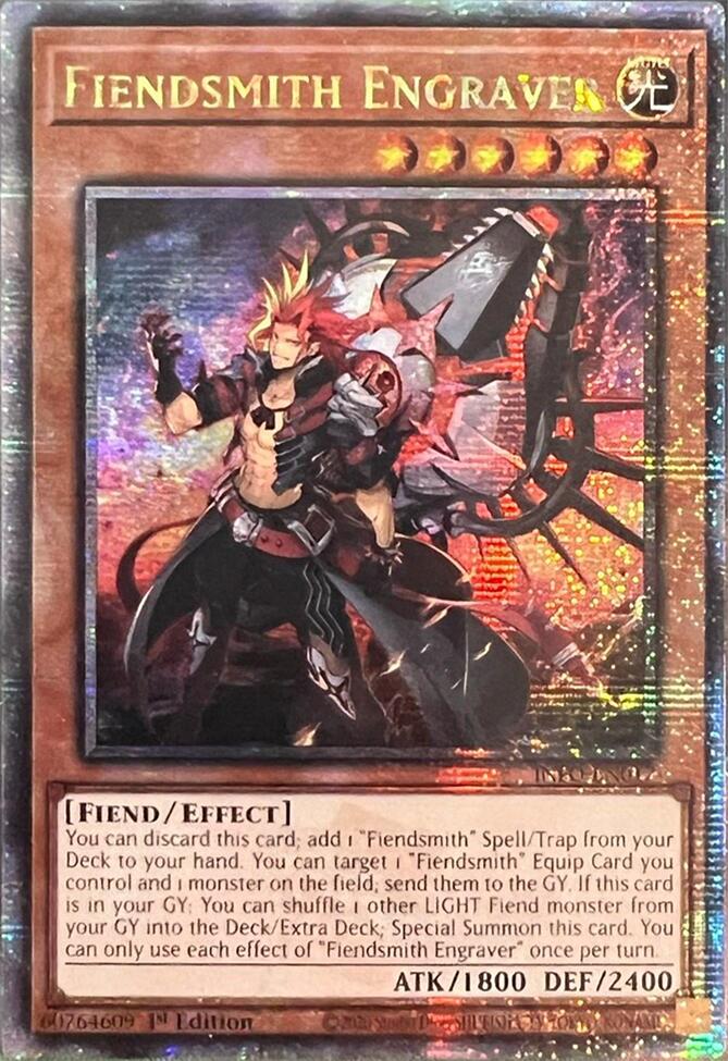 Fiendsmith Engraver (Quarter Century Secret Rare) [INFO-EN017] Quarter Century Secret Rare | Exor Games Truro