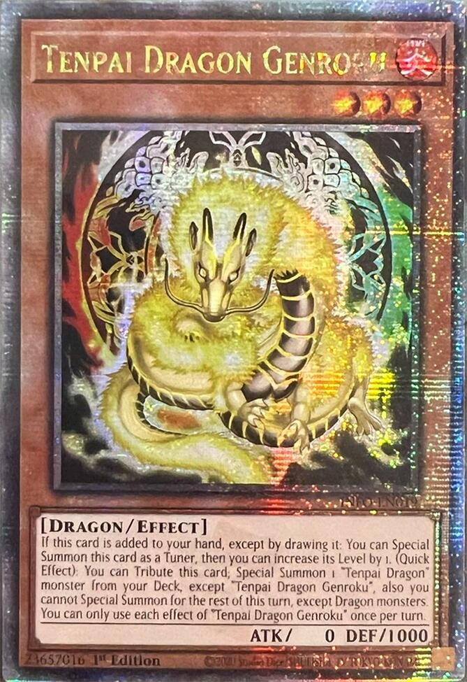 Tenpai Dragon Genroku (Quarter Century Secret Rare) [INFO-EN019] Quarter Century Secret Rare | Exor Games Truro