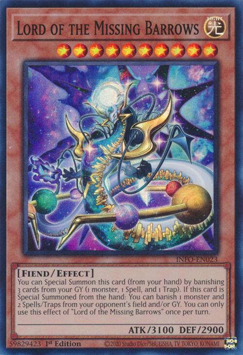 Lord of the Missing Barrows [INFO-EN023] Super Rare | Exor Games Truro