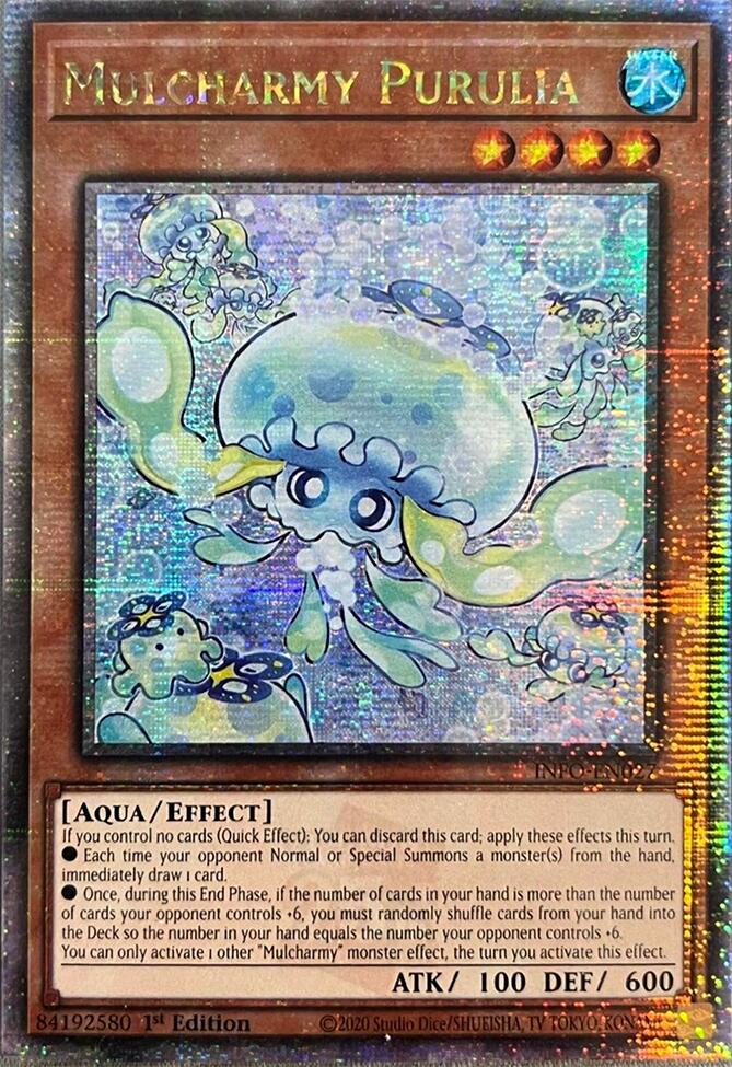 Mulcharmy Purulia (Quarter Century Secret Rare) [INFO-EN027] Quarter Century Secret Rare | Exor Games Truro