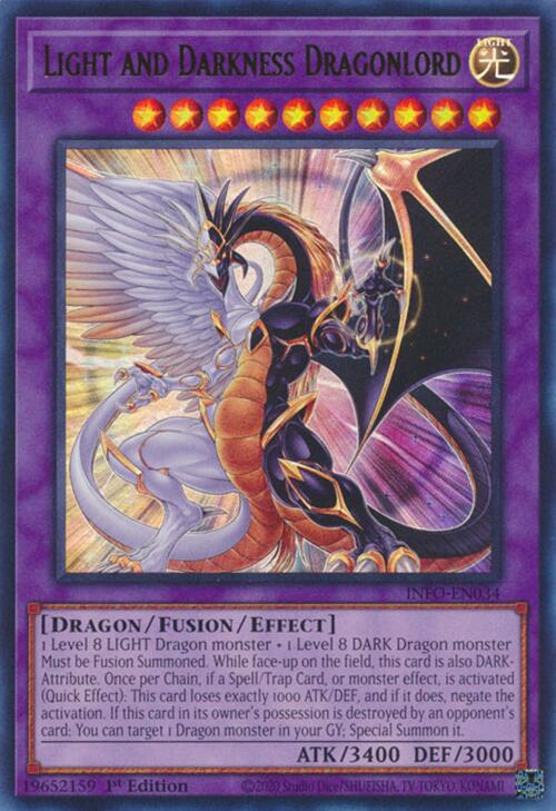 Light and Darkness Dragonlord [INFO-EN034] Ultra Rare | Exor Games Truro