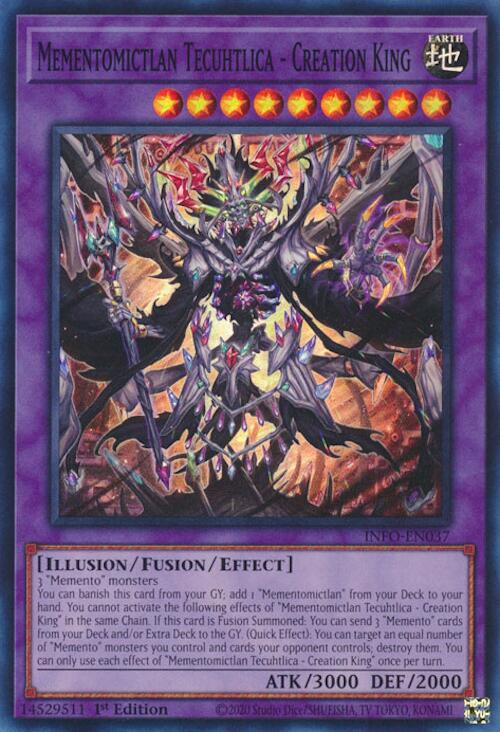 Mementomictlan Tecuhtlica - Creation King [INFO-EN037] Super Rare | Exor Games Truro