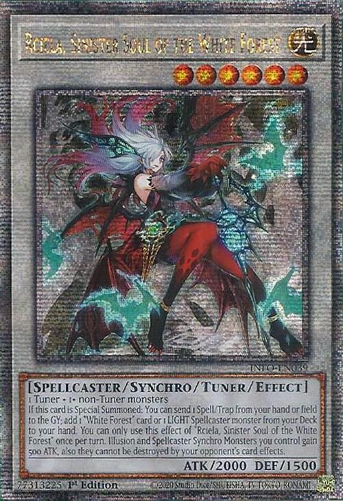 Rciela, Sinister Soul of the White Forest (Quarter Century Secret Rare) [INFO-EN039] Quarter Century Secret Rare | Exor Games Truro