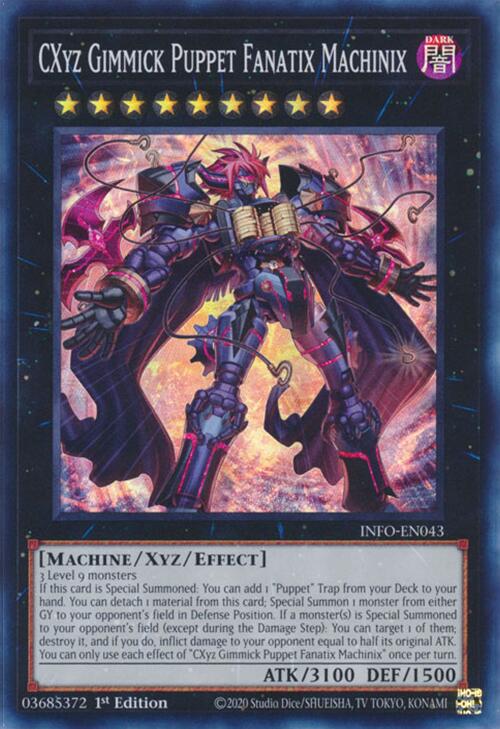 CXyz Gimmick Puppet Fanatix Machinix [INFO-EN043] Super Rare | Exor Games Truro