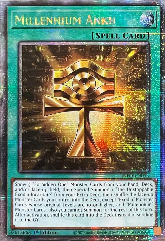 Millennium Ankh (Quarter Century Secret Rare) [INFO-EN053] Quarter Century Secret Rare | Exor Games Truro