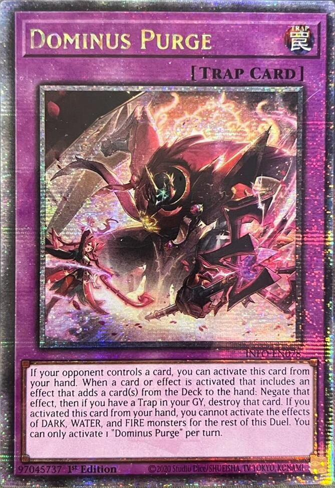 Dominus Purge (Quarter Century Secret Rare) [INFO-EN078] Quarter Century Secret Rare | Exor Games Truro