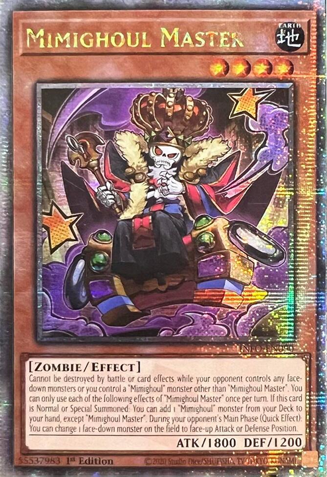 Mimighoul Master (Quarter Century Secret Rare) [INFO-EN090] Quarter Century Secret Rare | Exor Games Truro