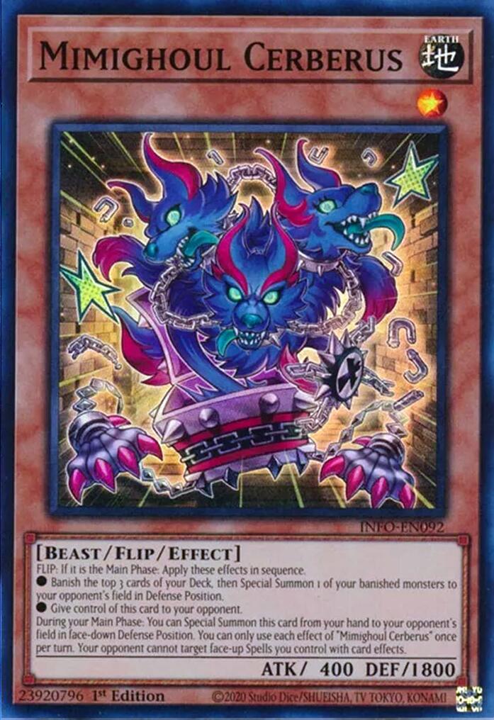 Mimighoul Cerberus [INFO-EN092] Super Rare | Exor Games Truro