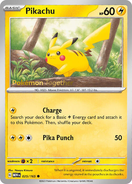 Pikachu (025/165) (PokePost Promo) [Scarlet & Violet: 151] | Exor Games Truro