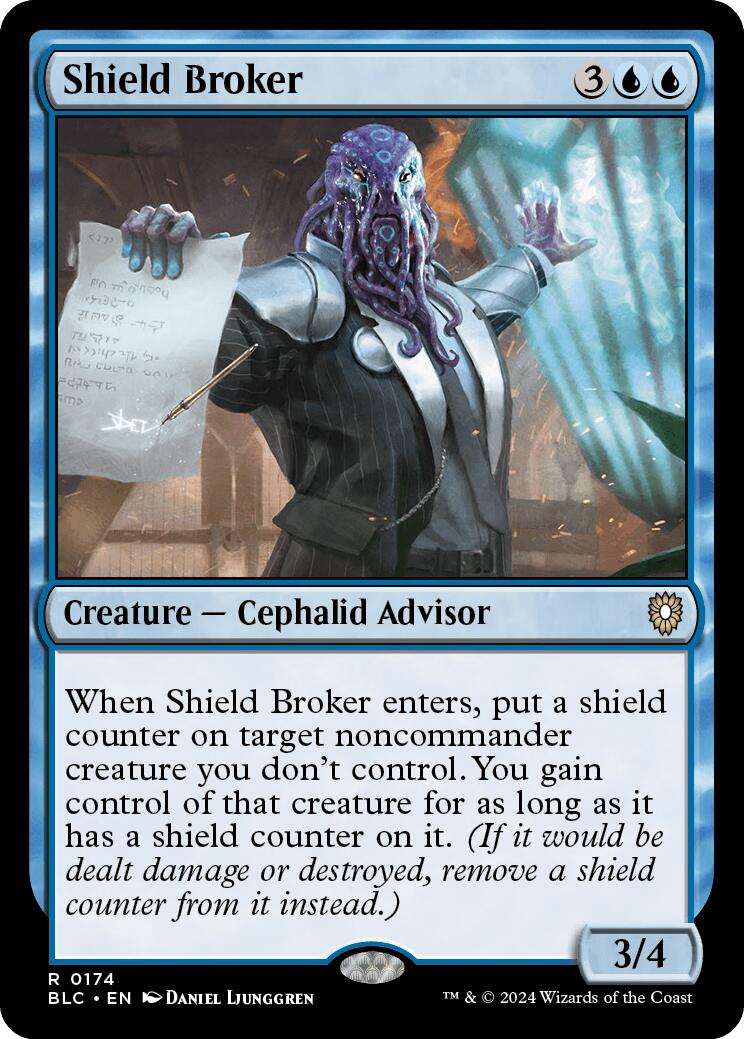 Shield Broker [Bloomburrow Commander] | Exor Games Truro