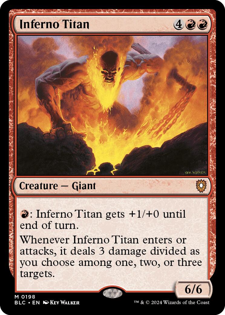 Inferno Titan [Bloomburrow Commander] | Exor Games Truro