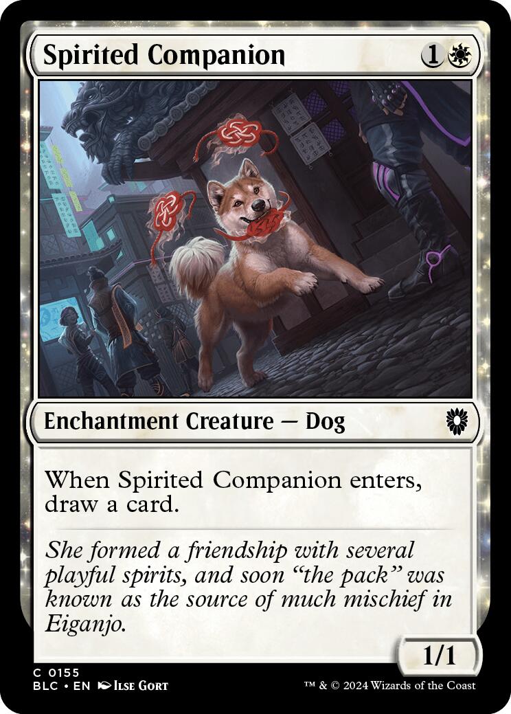 Spirited Companion [Bloomburrow Commander] | Exor Games Truro