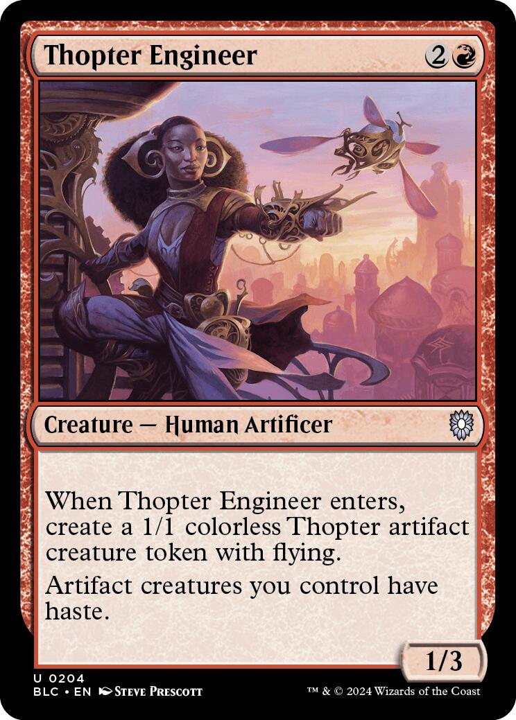 Thopter Engineer [Bloomburrow Commander] | Exor Games Truro