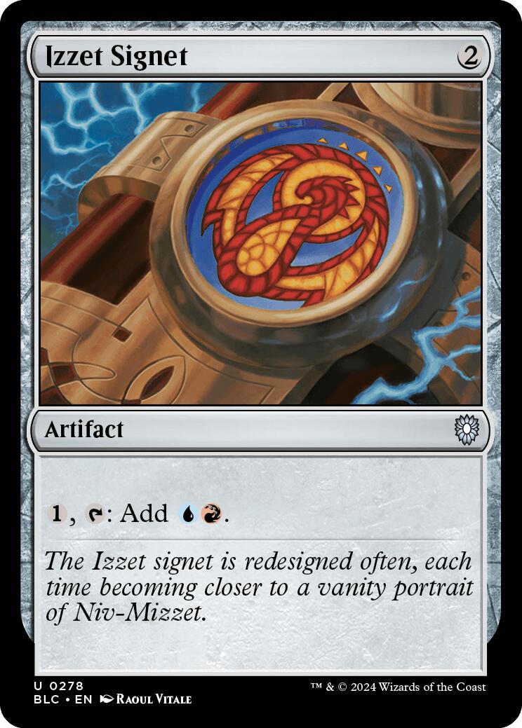 Izzet Signet [Bloomburrow Commander] | Exor Games Truro