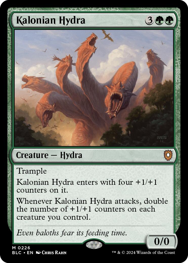 Kalonian Hydra [Bloomburrow Commander] | Exor Games Truro