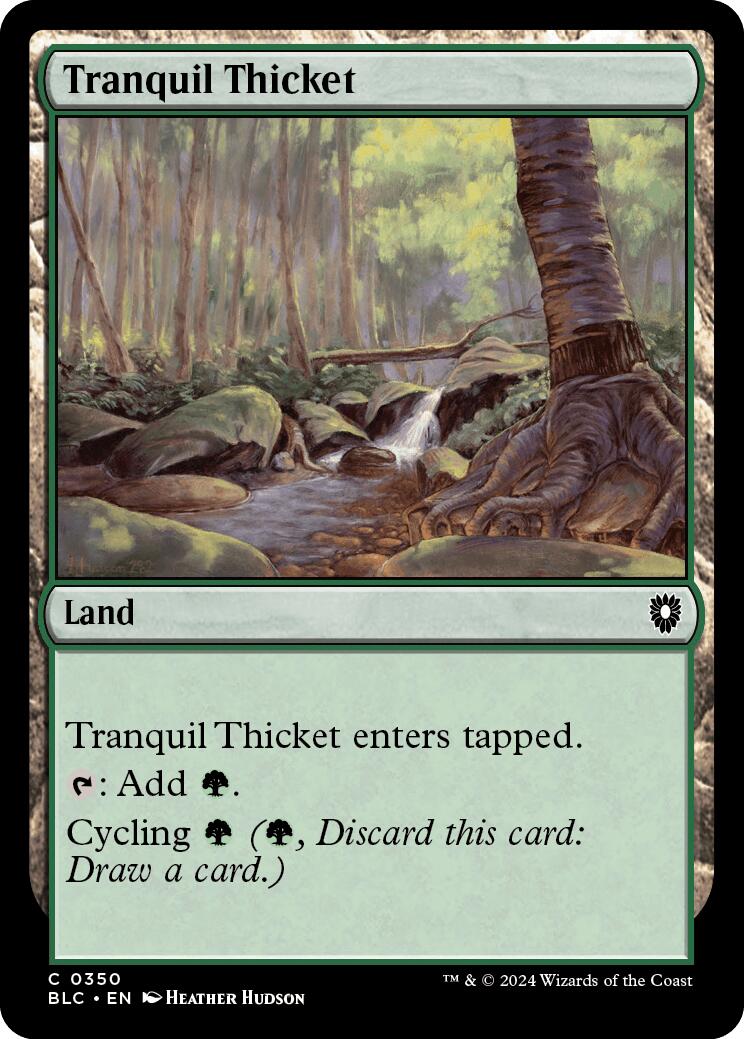 Tranquil Thicket [Bloomburrow Commander] | Exor Games Truro