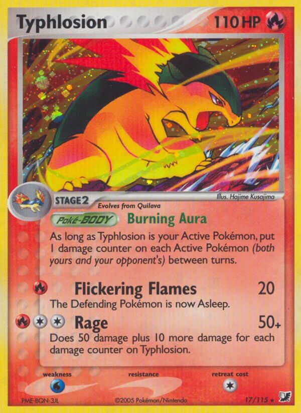 Typhlosion(17/115) (Theme Deck Exclusive) [EX: Unseen Forces] | Exor Games Truro