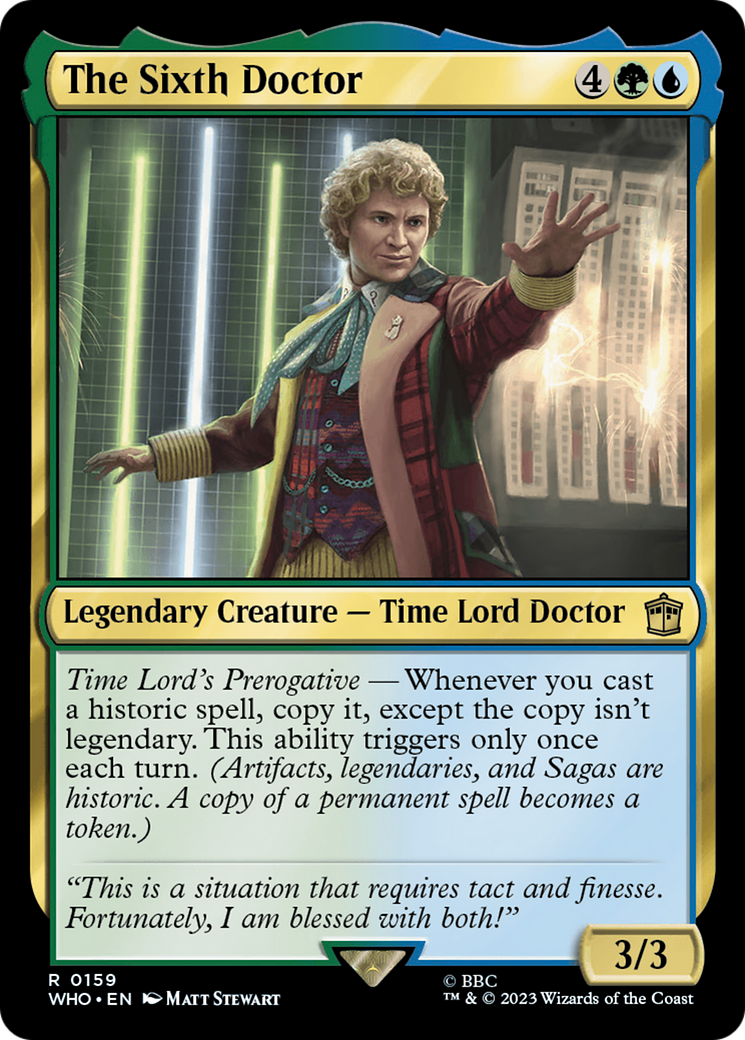 The Sixth Doctor [Doctor Who] | Exor Games Truro