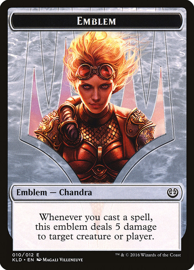 Chandra, Torch of Defiance Emblem [Kaladesh Tokens] | Exor Games Truro