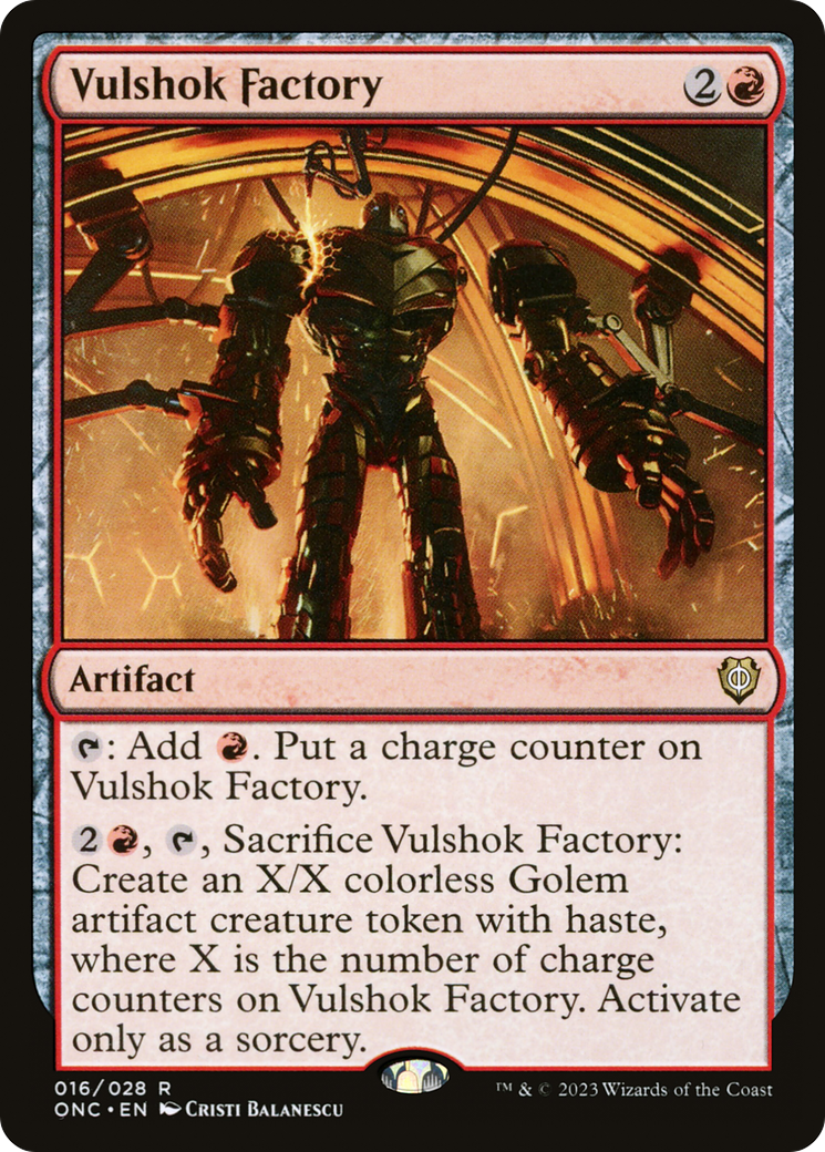 Vulshok Factory [Phyrexia: All Will Be One Commander] | Exor Games Truro