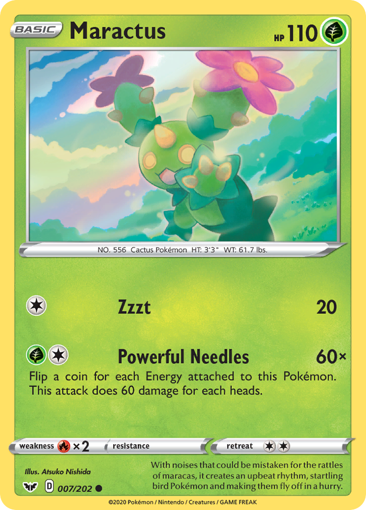 Maractus (007/202) [Sword & Shield: Base Set] | Exor Games Truro