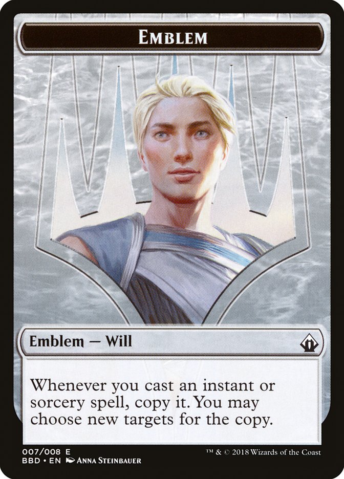 Will Kenrith Emblem [Battlebond Tokens] | Exor Games Truro