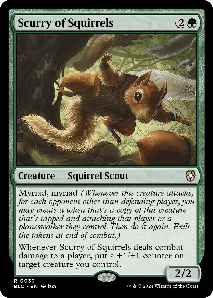 Scurry of Squirrels [Bloomburrow Commander] | Exor Games Truro